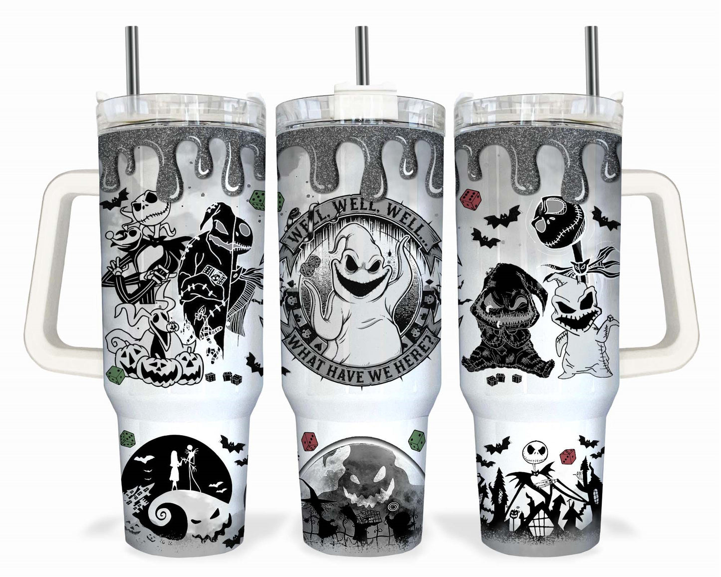 Jack Skellington Png, 40oz Tumbler Wrap, Halloween Tumbler Wrap, 40oz Henkelbecher, 40oz Halloween Tumbler, Nightmare Before Christmas Wrap