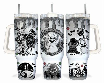 Jack Skellington Png, 40oz Tumbler Wrap, Halloween Tumbler Wrap, 40oz Henkelbecher, 40oz Halloween Tumbler, Nightmare Before Christmas Wrap