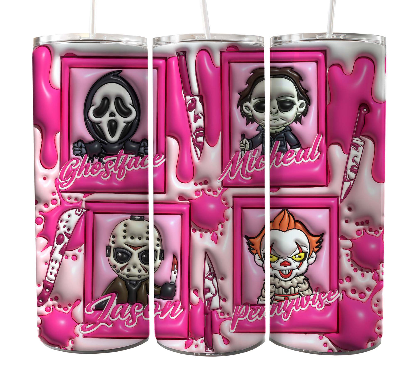 60+ Bundle 20oz Tumbler Wrap Halloween CT06