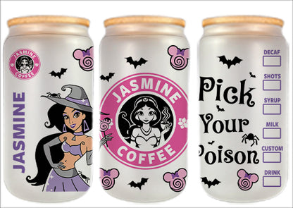 Bundle Halloween 16oz Glass Can Wrap CT14