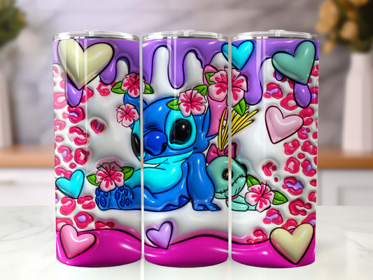 3D Inflated Cartoon Tumbler, Inflated Tumbler Wrap, Cartoon Movie Tumbler, 20oz Skinny Tumbler, Inflated Tumbler, Full Tumbler Wrap,Png File - VartDigitals