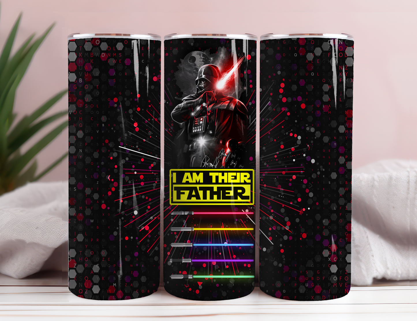 Star Wars Tumbler Wrap, 20 oz Skinny Tumbler Sublimation Design, Tumbler Wrap Design, Sofortiger digitaler Download PNG 9