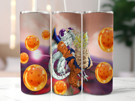 Anime Manga 20oz Skinny Tumbler Sublimation Designs, Cartoon Movie for Straight and Tapered Tumbler PNG, Cartoon Characters Tumbler Wrap PNG 9 - VartDigitals