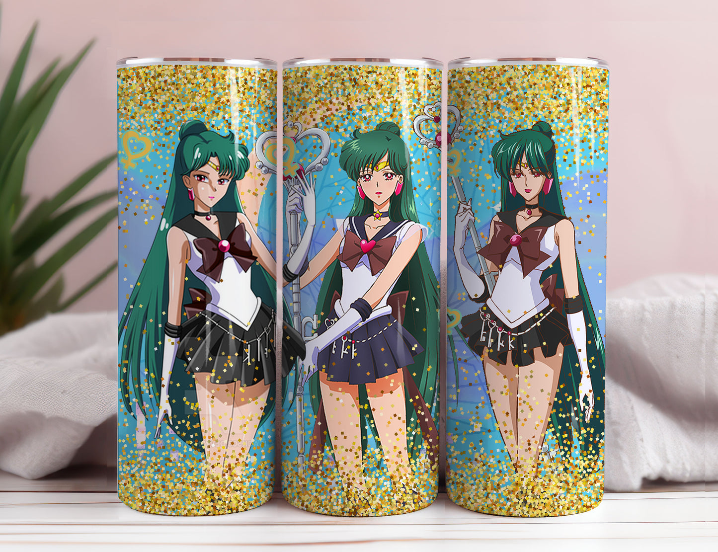 Sailor Moon Tumbler 20oz, Mädchen Tumbler 20oz PNG Sublimation Wrap Sailor Design, Tumbler Wraps Designs für Straight Tumbler, Digitaler Download 9