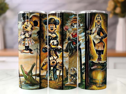 Bản sao của Bundle 20 oz Mickey And Friends Halloween Starbucks Tumbler Wrap, Mickey Tumbler Png, Trick Or Treat, Mickey Horror, Spooky Vibes Png - VartDigitals