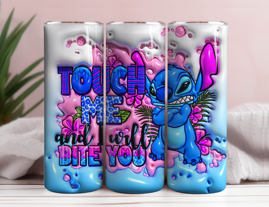 Cartoon 3D aufgeblasener Becher, Cartoon Tumbler Wrap, aufgeblasener Tumbler Wrap, voller Tumbler Wrap, 20oz Skinny Tumbler, 3D Tumbler, PNG-Download