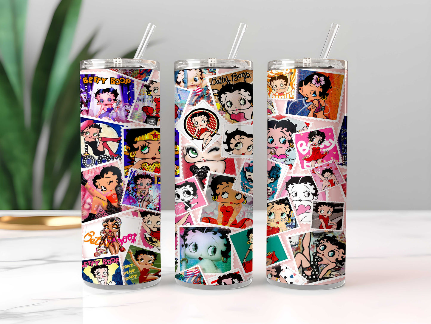 Cartoon 80s Tumbler Wrap, Retro Cartoon 20oz Tumbler, Betty Tumbler, Comics Tumbler Wrap, Betty Skinny Straight Tumbler,Cartoon 80s Png - VartDigitals