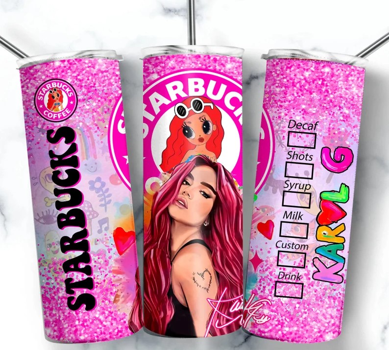 Karol New Mañana Será Bonito 20oz Sublimation Tumbler Wrap, Manana Sera Bonito Tumbler Wrap PNG, Karol G Tumbler Wrap, 20oz Tumbler Wrap - VartDigitals