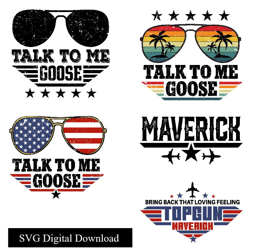 Sprechen Sie mit mir Gans SVG PNG, Sublimation Design, Top Gun Svg, Maverick Film Svg, Dateien für Cricut, Silhouette, Eps, Png, Svg, Dxf, sprechen Sie mit mir