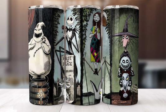 The Nightmare Before Christmas 20oz Skinny Tumbler