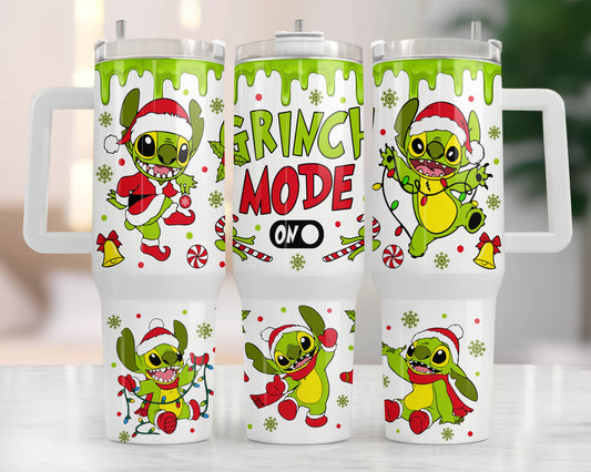 Weihnachtscharakter 40oz Tumbler Wrap Png, Frohe Weihnachten 2 Stück 40 oz Tumbler Png, Cartoon Weihnachtsbecher 40oz Png, Sublimationsdesign