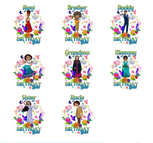 Bundle Family Birthday Girl Png, Birthday Png