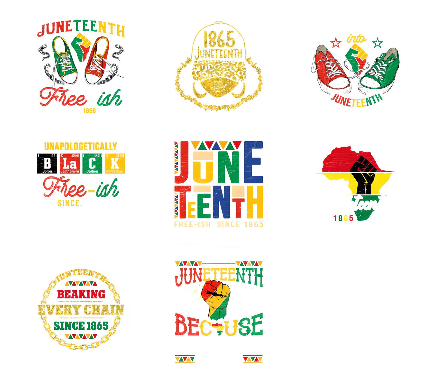 Juneteenth PNG bundle