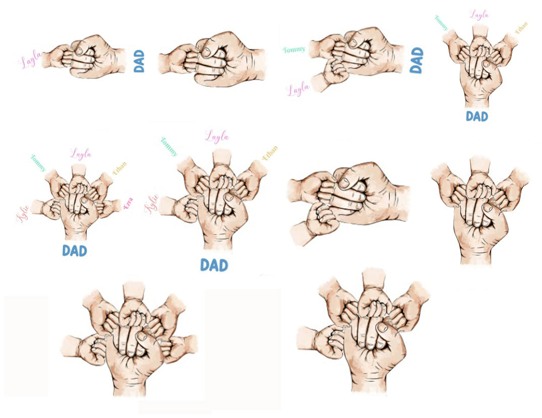 Personalisierter Bester Papa aller Zeiten Png, Fist Bump Set Png, Papa Hand Fist Bump Png, Amerika Flagge Design, Happy Father es Day, Sublimationsdatei