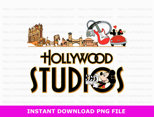 Hollywood Studios Png, Mouse and Friends Png, Family Vacation Png, Hollywood Tower Png, Toy Friends Png, Vacay Mode, Sublimation For Png 8 - VartDigitals