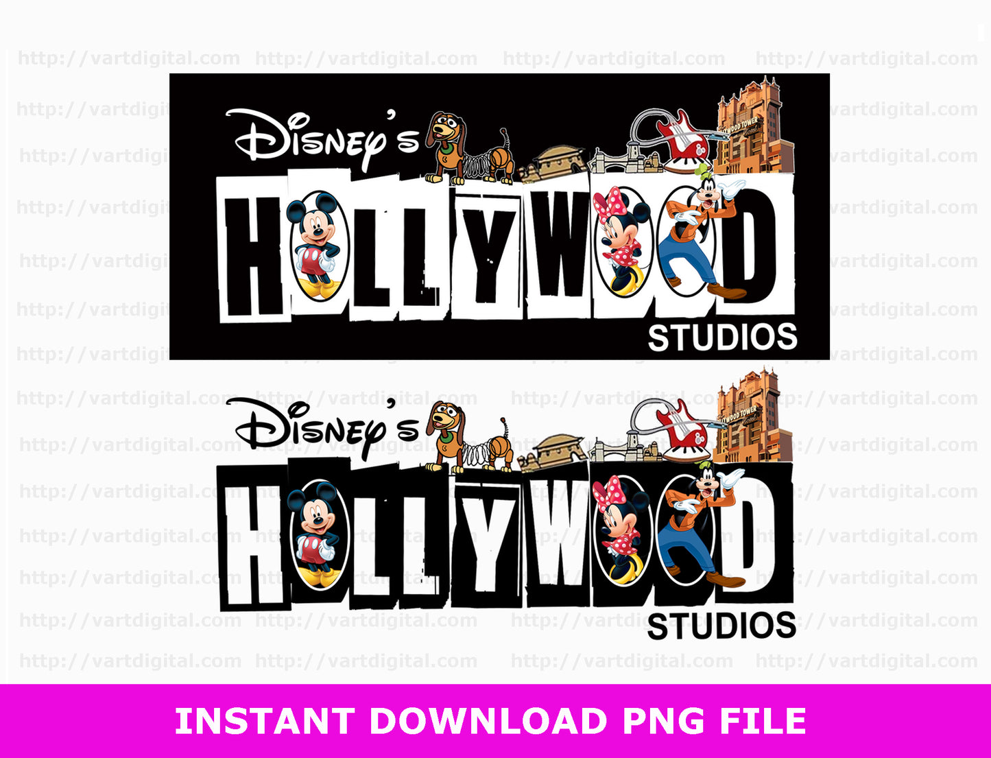 Hollywood Studios Png, Mouse and Friends Png, Family Vacation Png, Hollywood Tower Png, Toy Friends Png, Vacay Mode, Sublimation For Png 2 - VartDigitals