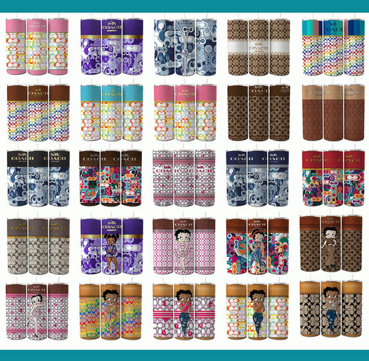 Bundle 25 Designs 20oz Tumbler Wrap CT10