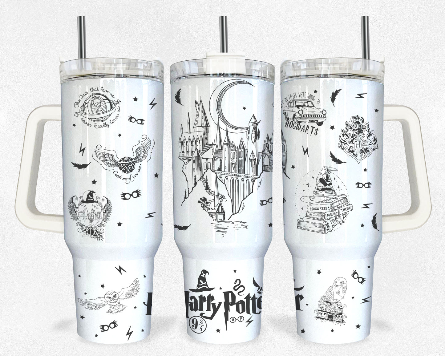 Magic 40 oz Tumbler Wrap PNG, HP Quencher Tumbler Sublimation, Wizard Tumbler Png, Potterhead Tumbler Svg, Hogwarts Wrap, Harry Magic - VartDigitals