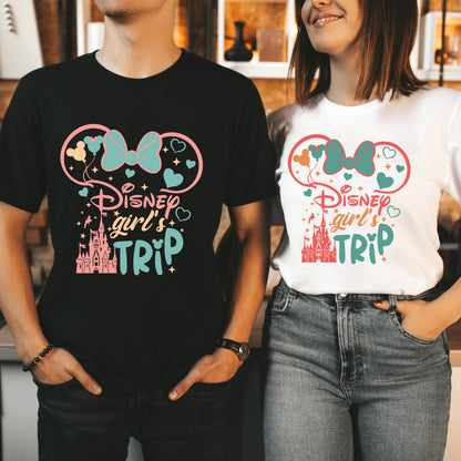 Disney Girl Trip PNG Design, Disney Trip, Disney family shirts, Disney kids and adults shirt - VartDigitals