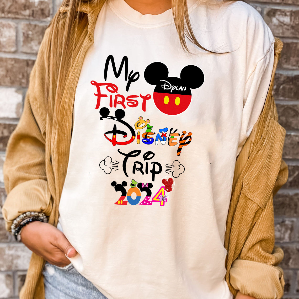 My first Disney Trip 2024 PNG Design, Disney Trip, Disney family shirts, Disney kids and adults shirt - VartDigitals