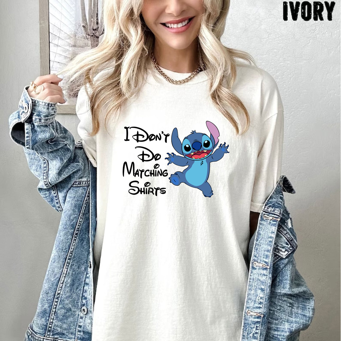 I Don't Do Matching Shirts, Stitch Shirt PNG Design, Star Wars Shirt PNG, Stitch, Disney Stitch PNG, Universal Studio Shirt PNG, Family Vacation Shirt PNG, Disney Shirt PNG - VartDigitals