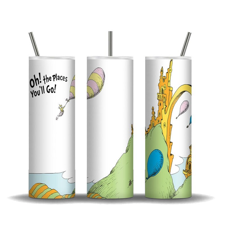 Bundle 20 Oz Dr. Seuss Tumbler Wrap, Inspired by Dr. Seuss, PNG Download - VartDigitals