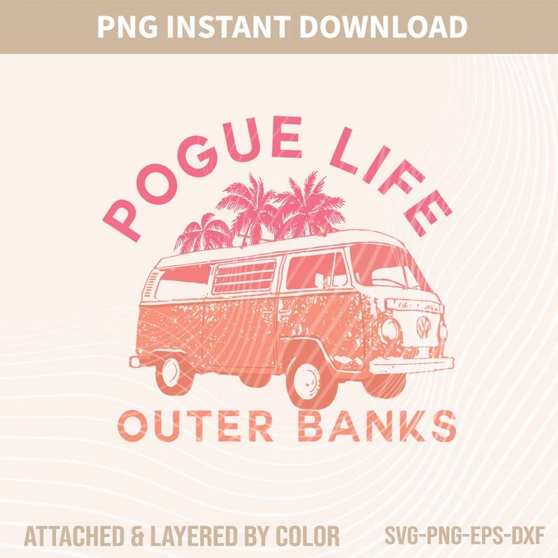 Outer Banks Pogue Life Svg, Paradise On Earth Svg, Outer Banks Svg, Outer Banks Friends Svg, Retro Png Svg, Svg file, Svg, Eps, Png, Dxf - VartDigitals