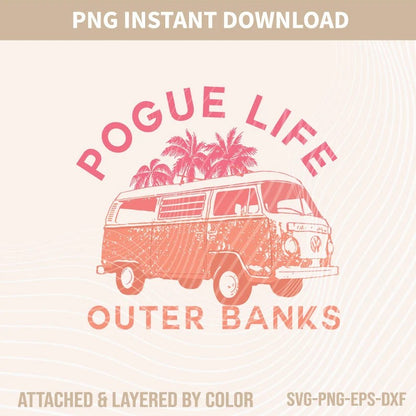 Outer Banks Pogue Life Svg, Paradise On Earth Svg, Outer Banks Svg, Outer Banks Friends Svg, Retro Png Svg, Svg file, Svg, Eps, Png, Dxf - VartDigitals