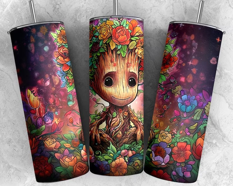 Bundle Guardians Of The Galaxy, 20oz Skinny Tumbler, Guardians Tumbler, Full Tumbler Wrap,Marvel Tumbler,Cartoon Tumbler Wrap, Groot, rocket - VartDigitals