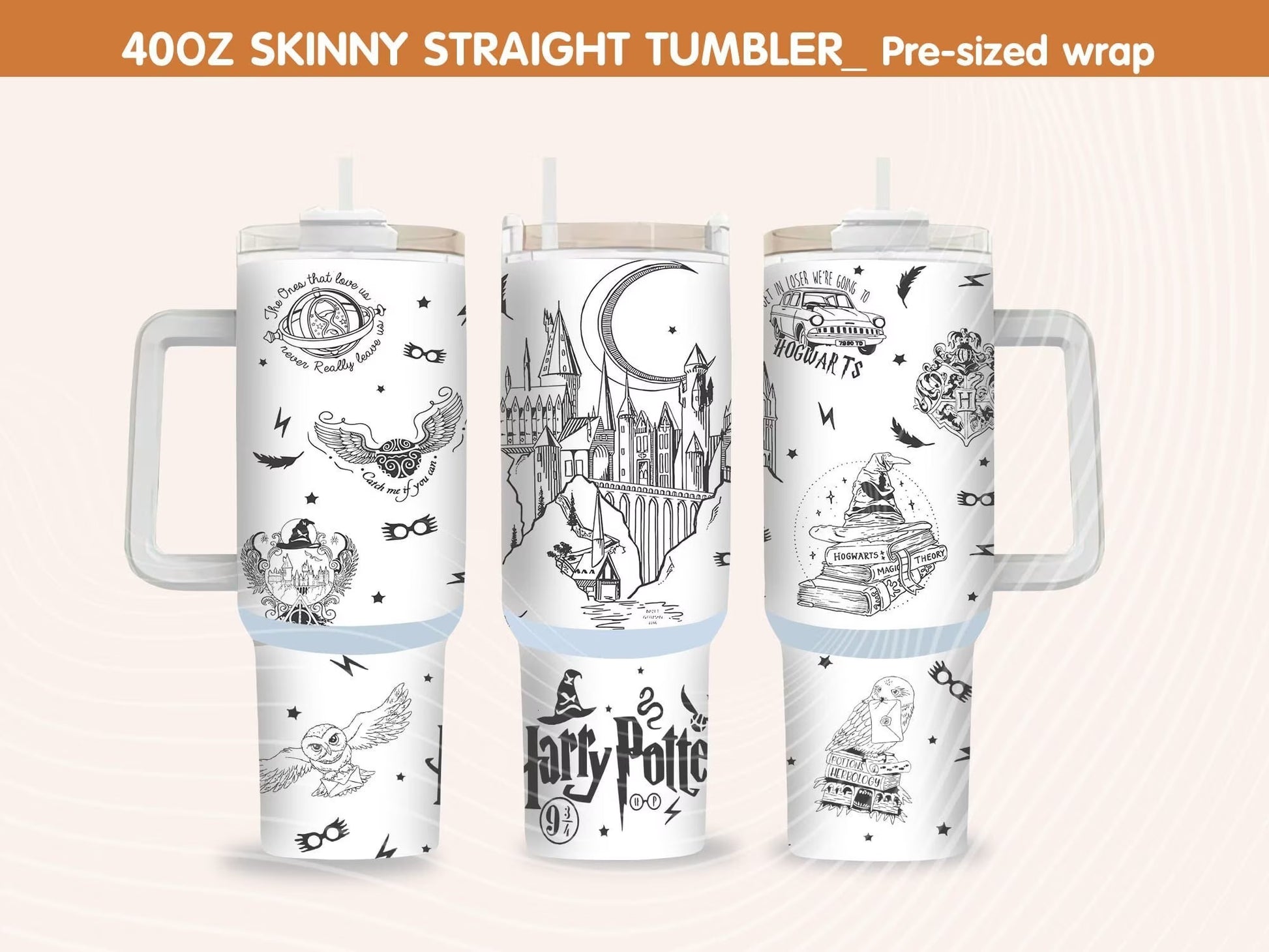 Wizard Life 40oz Harry poster straight Tumbler - VartDigitals