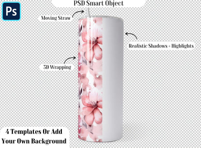 20 Oz Rotating Tumbler Animation Mockup v2  Rotating Tumbler Mockup  Spinning Tumbler Mockup  Animated Mock Up  PSD Tumbler Mockup - VartDigitals