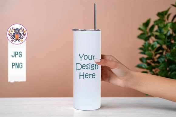 20oz Tumbler Mockup Bundle, full view wrap mockup, tumbler mockup with transparent background product tumbler - VartDigitals