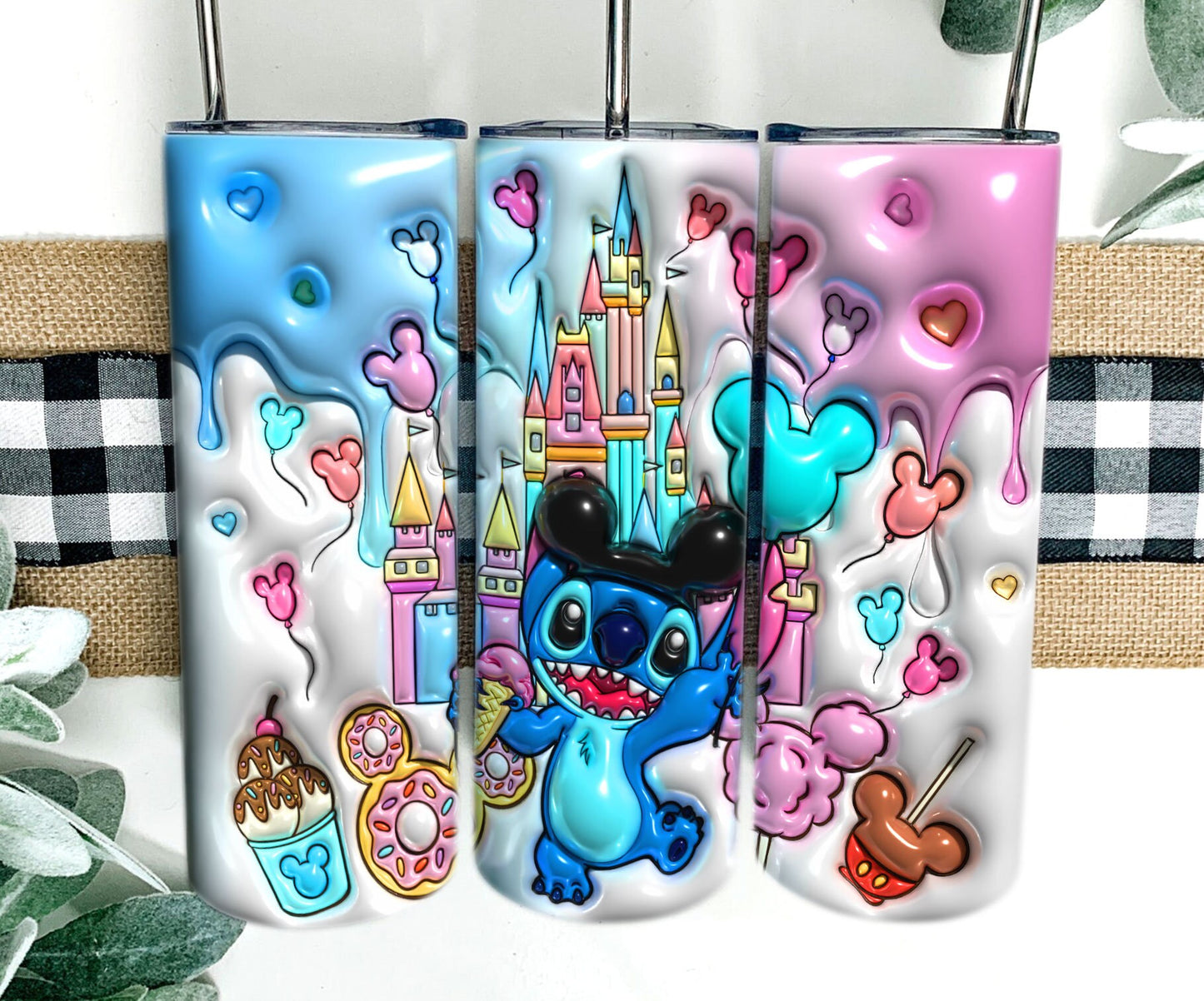 3D Inflated Cartoon Tumbler, Magic Castle Tumbler Wrap, 3D Inflated Tumbler, Snack Tumbler, Cartoon Movie Tumbler, Full Tumbler Wrap,Png - VartDigitals