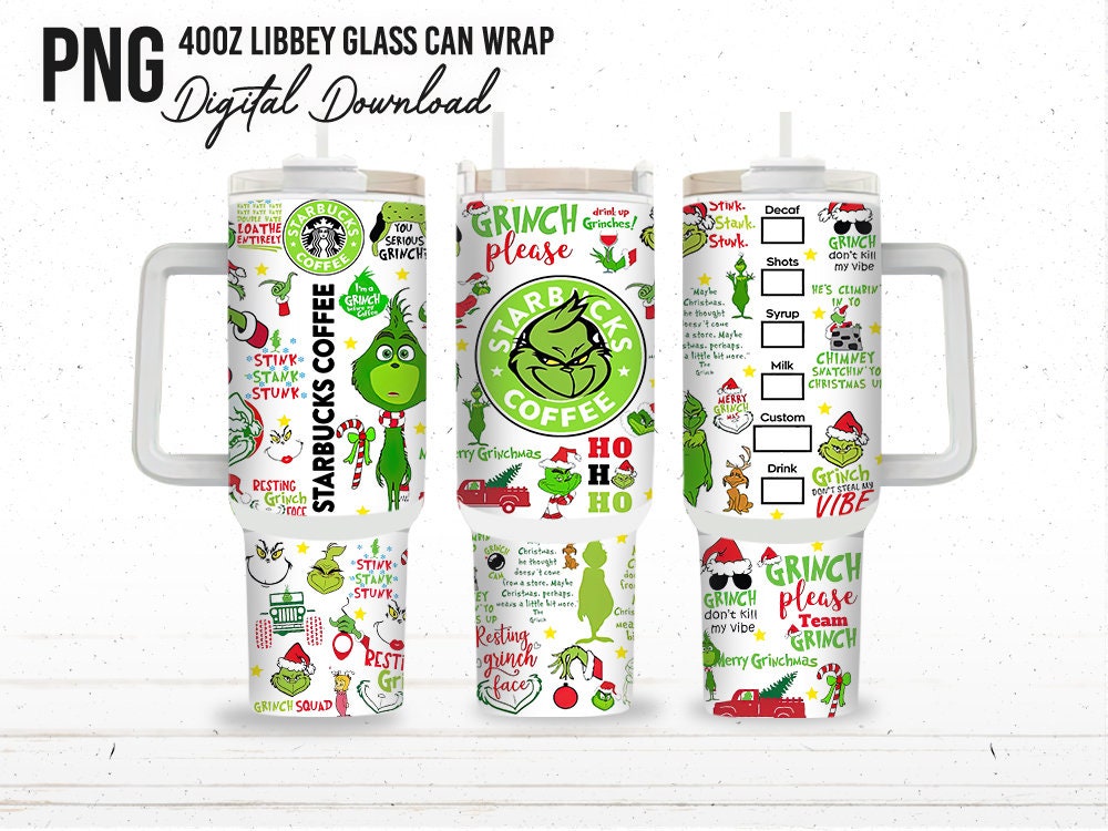 40 oz Christmas Tumbler Wrap, 40oz Handle Tumbler Wrap, Cartoon Funny Christmas Design, Merry Christmas Png, Christmas Tumbler Png - VartDigitals