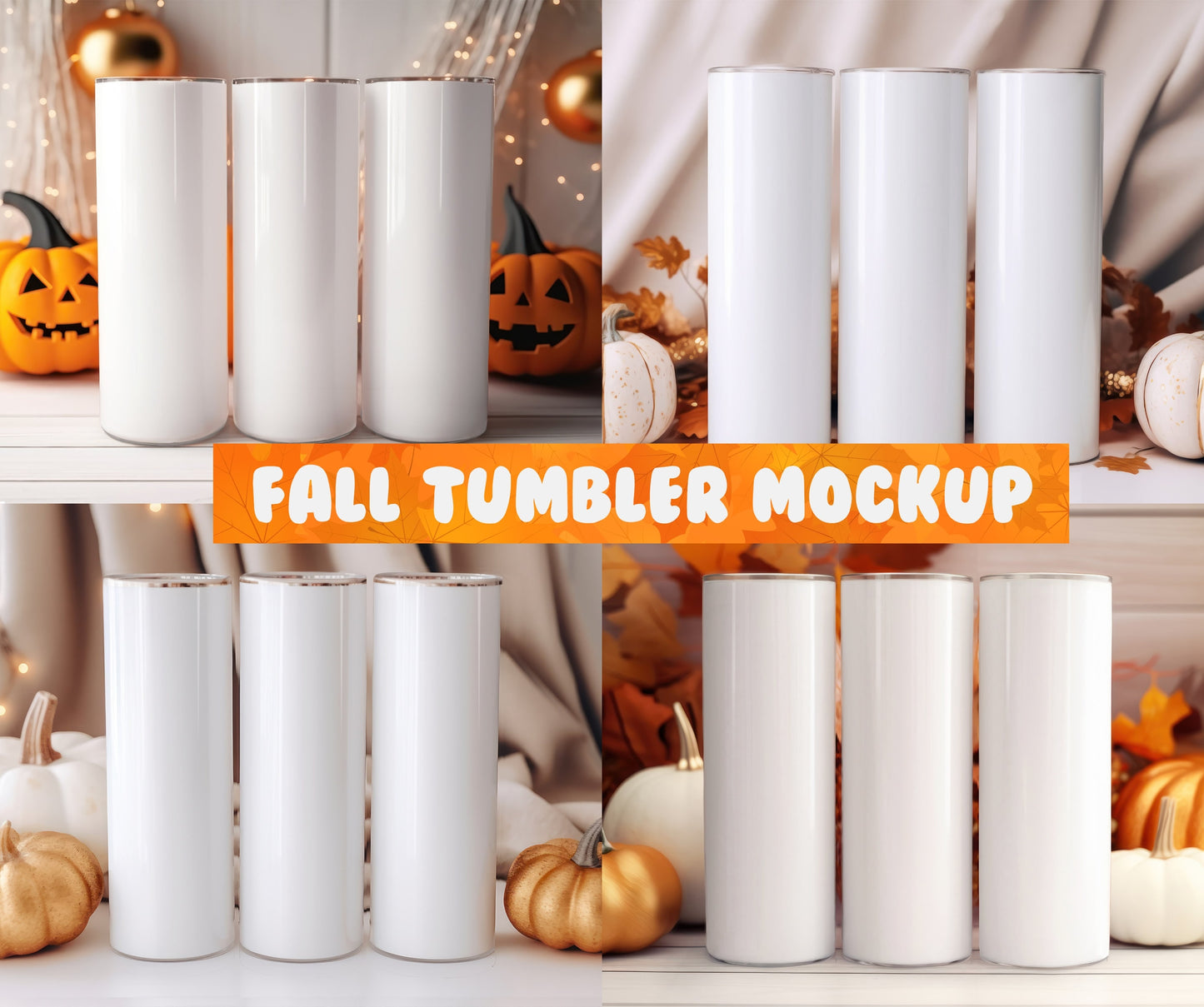 20 Oz Fall Tumbler Mockup Bundle  Halloween Tumbler Mockup  Canva Tumbler Mockup  Pumpkin Tumbler Mockup, Mockup Overlay, Tumbler PSD PNG - VartDigitals