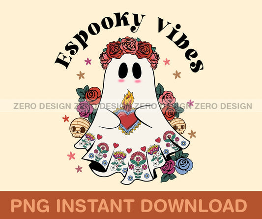 Mexican Ghost, Espooky Vibes PNG, Espooky Season, Spooky Conchas PNG, Mexican Conchas Ghost,Halloween Conchas Bundle PNG, Mexican Halloween - VartDigitals