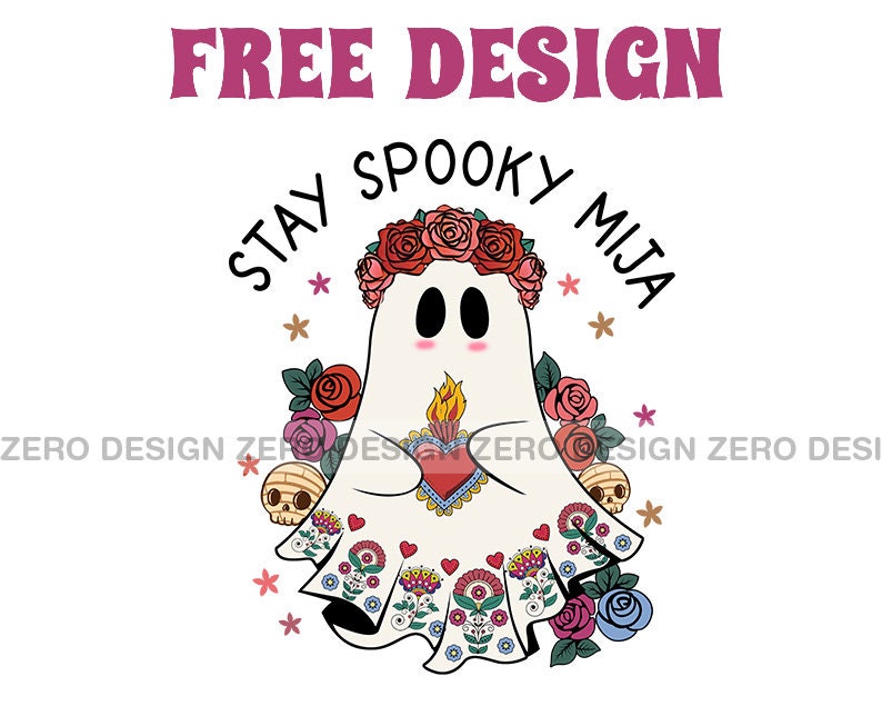 Mexican Ghost, Espooky Vibes PNG, Espooky Season, Spooky Conchas PNG, Mexican Conchas Ghost,Halloween Conchas Bundle PNG, Mexican Halloween - VartDigitals