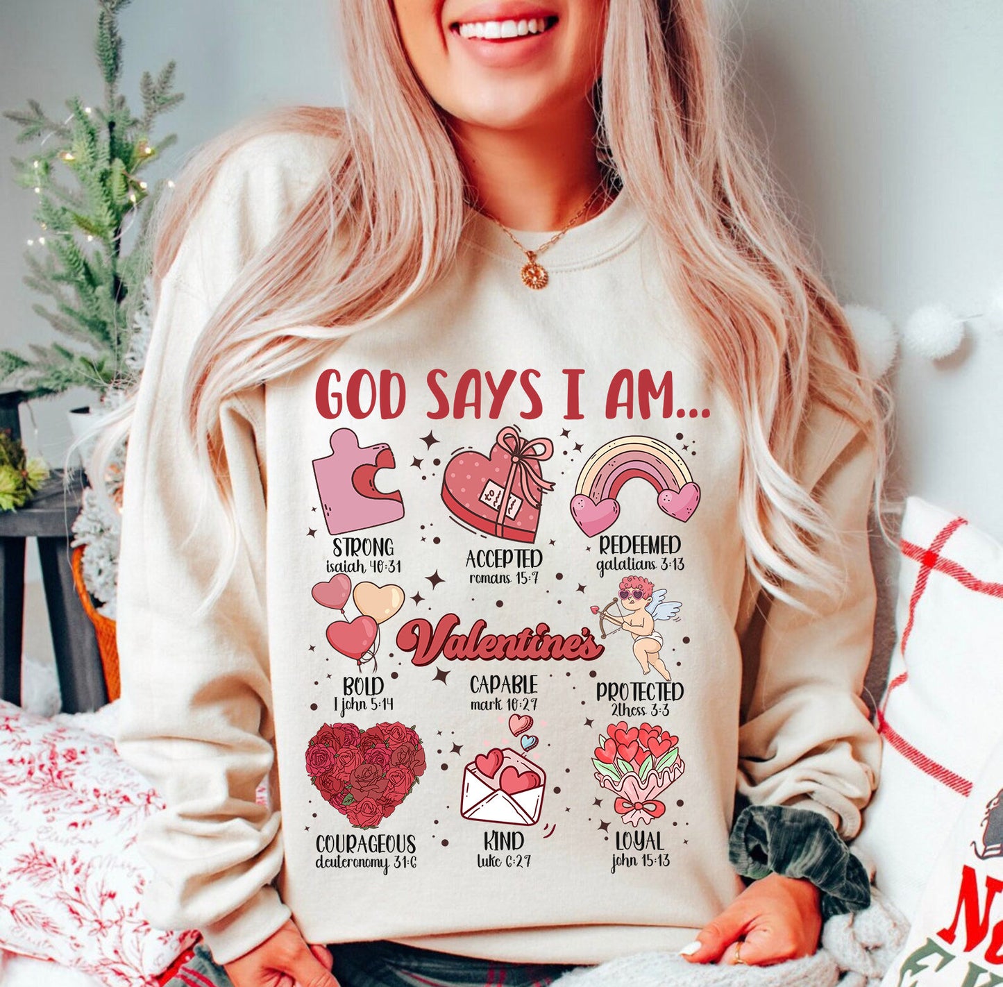 God Says I Am Valentine Png, Jesus Valentine Png, Valentine Doodle png, Christian Valentine png, Valentine bible verse png, valentine png - VartDigitals