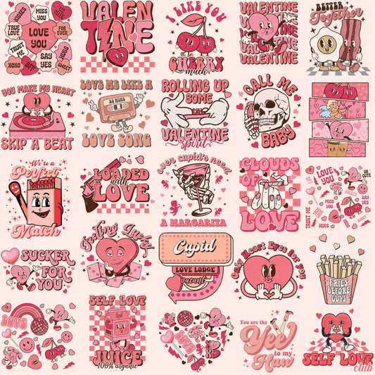 Retro Valentine Svg Png Bundle Cupid Love Lodge Yee To My Haw Fries Before Guys Like You Valentine Vibes Heart Skull Like You Cherry Much - VartDigitals