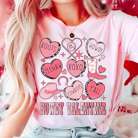 Howdy Valentine Png, Western Valentines Png, Cowgirl Valentines Png, Conversation Hearts Png, Retro Valentines Png,Disco Ball Valentines Png - VartDigitals