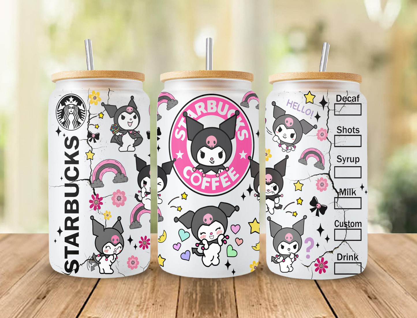 Bundle  Coffee Tumbler Wrap, 16oz Can Glass Wrap