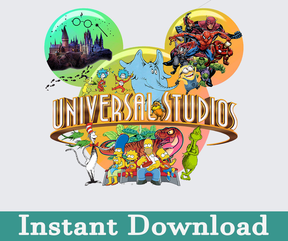 Universal Studio 2024 Png, 2024 Familienausflug Png, Universal Studios Ausflug, Universal Bundle Png, Sublimationsdesign, Png Download 19