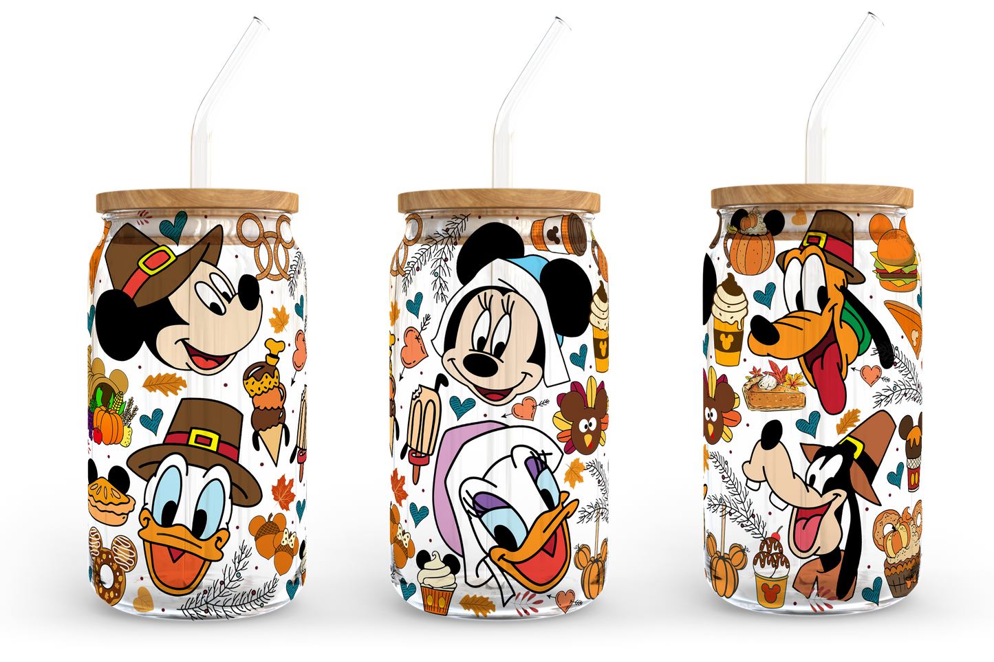 Cartoon Halloween 16oz Libbey Dose Cartoon PNG, 16oz Glasdose Wrap, 16oz Libbey Dose Glas, Weihnachtsbecher Wrap, Vollglas Dose Wrap