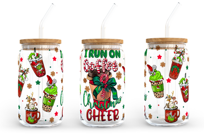 Cartoon Weihnachtskaffee Designs, 16oz Libbey Glasdose, Mickey Minnie Kaffee, Pooh Kaffee, Grinch Kaffee, Bierdose Glas, Sofortiger Download