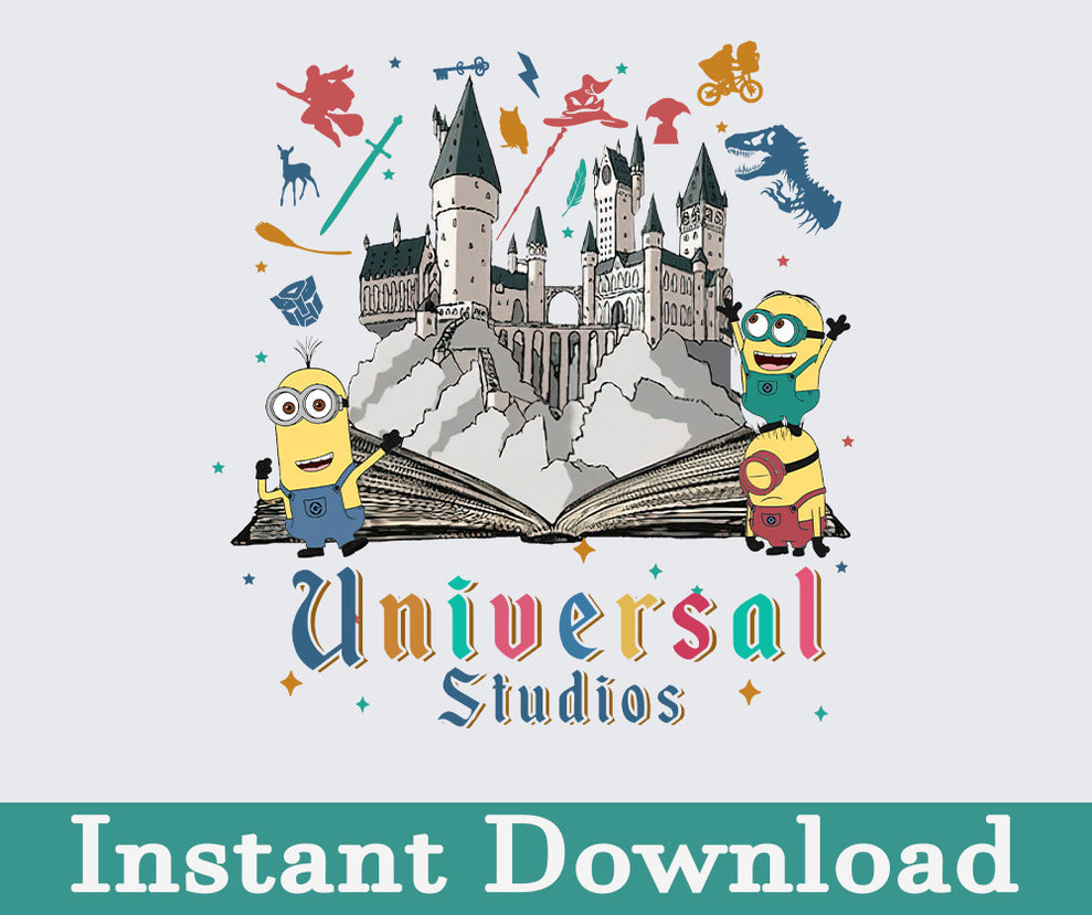 Universal Studio 2024 Png, 2024 Familienausflug Png, Universal Studios Ausflug, Universal Bundle Png, Sublimationsdesign, Png Download 22