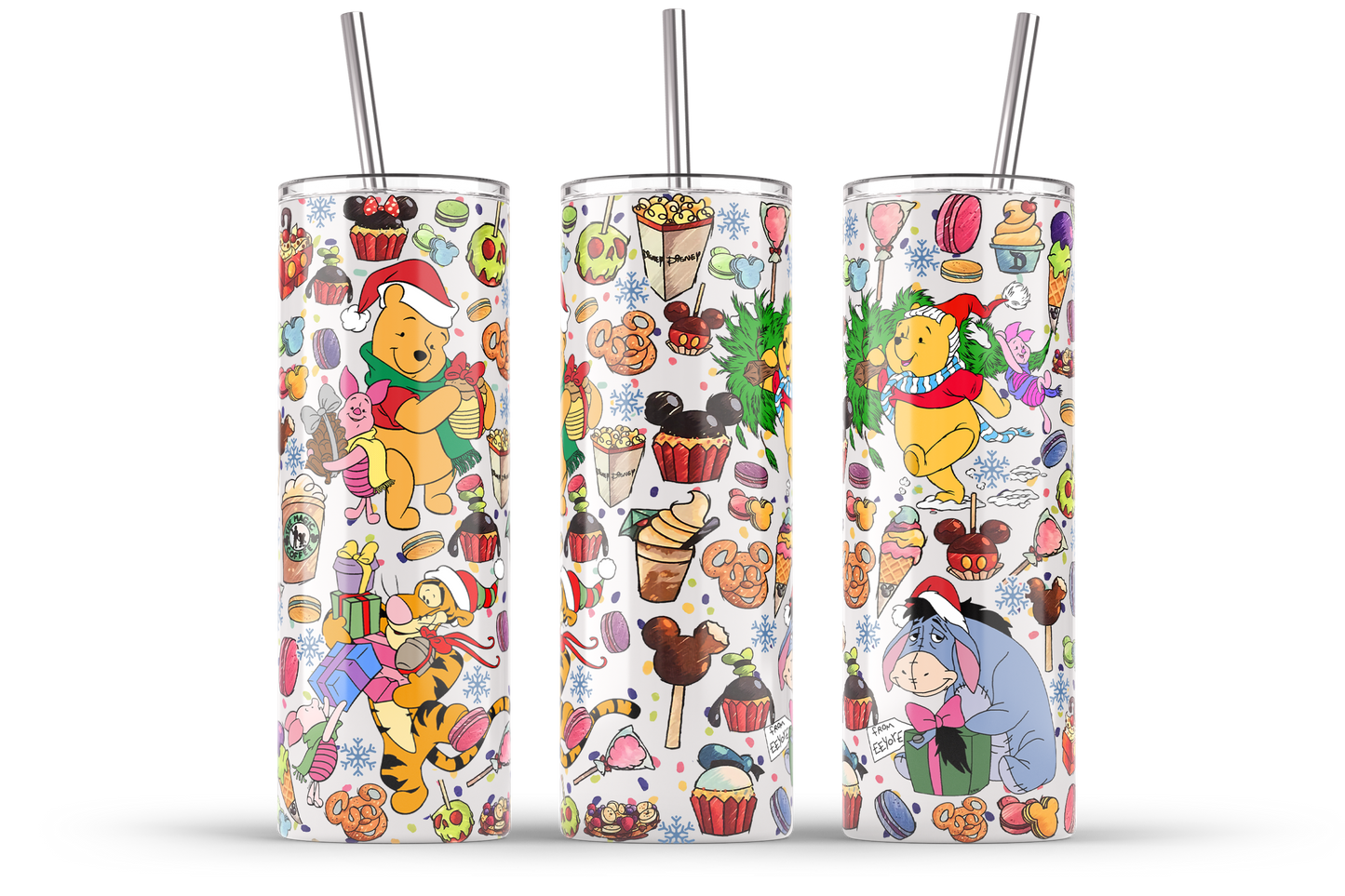 Cartoon Weihnachtsbecher, 20oz Weihnachtsbecher Wrap, 20oz Skinny Tumbler, Weihnachtssublimation, Weihnachts png, Weihnachtsurlaub Tumbler