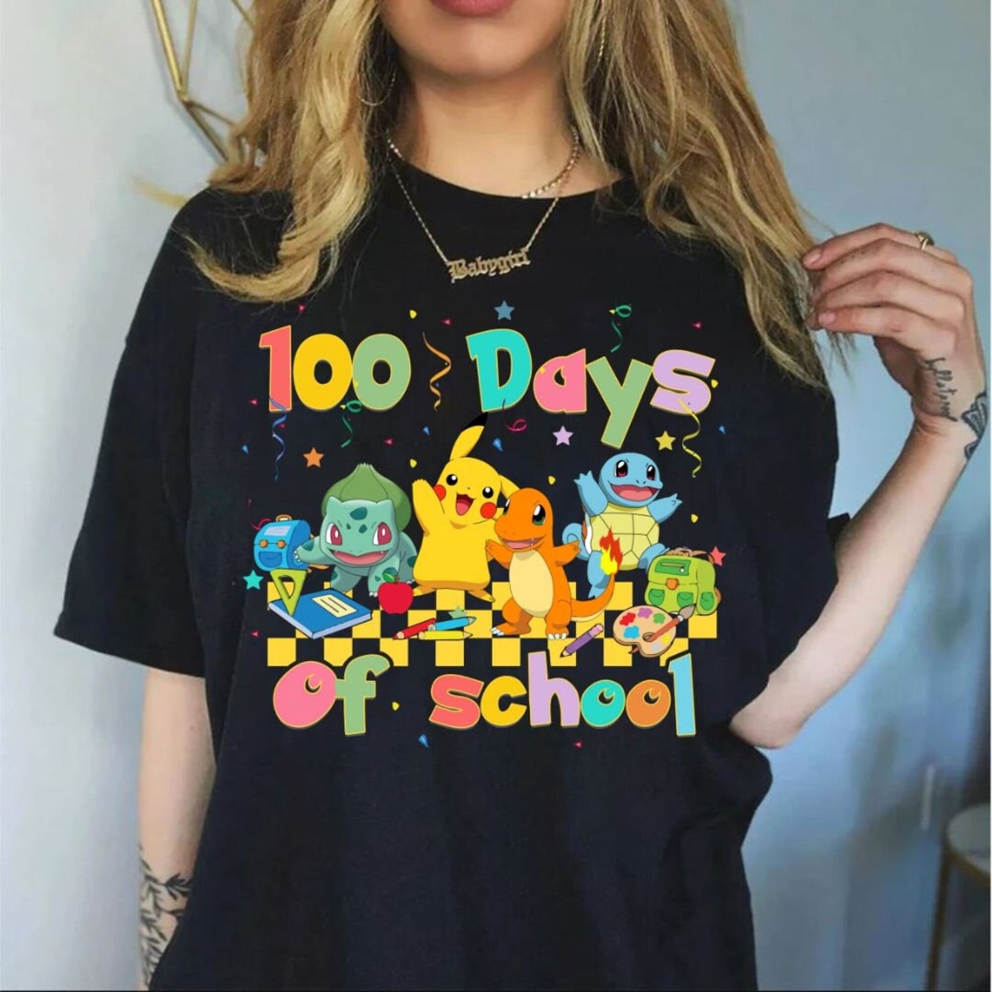 Pokemon Png, 100 Days Of School, 100Th Day Of School, Teacher Png, I Caught 100 Days Of School Png, Pikachu 100 Days Of School Svg - VartDigitals