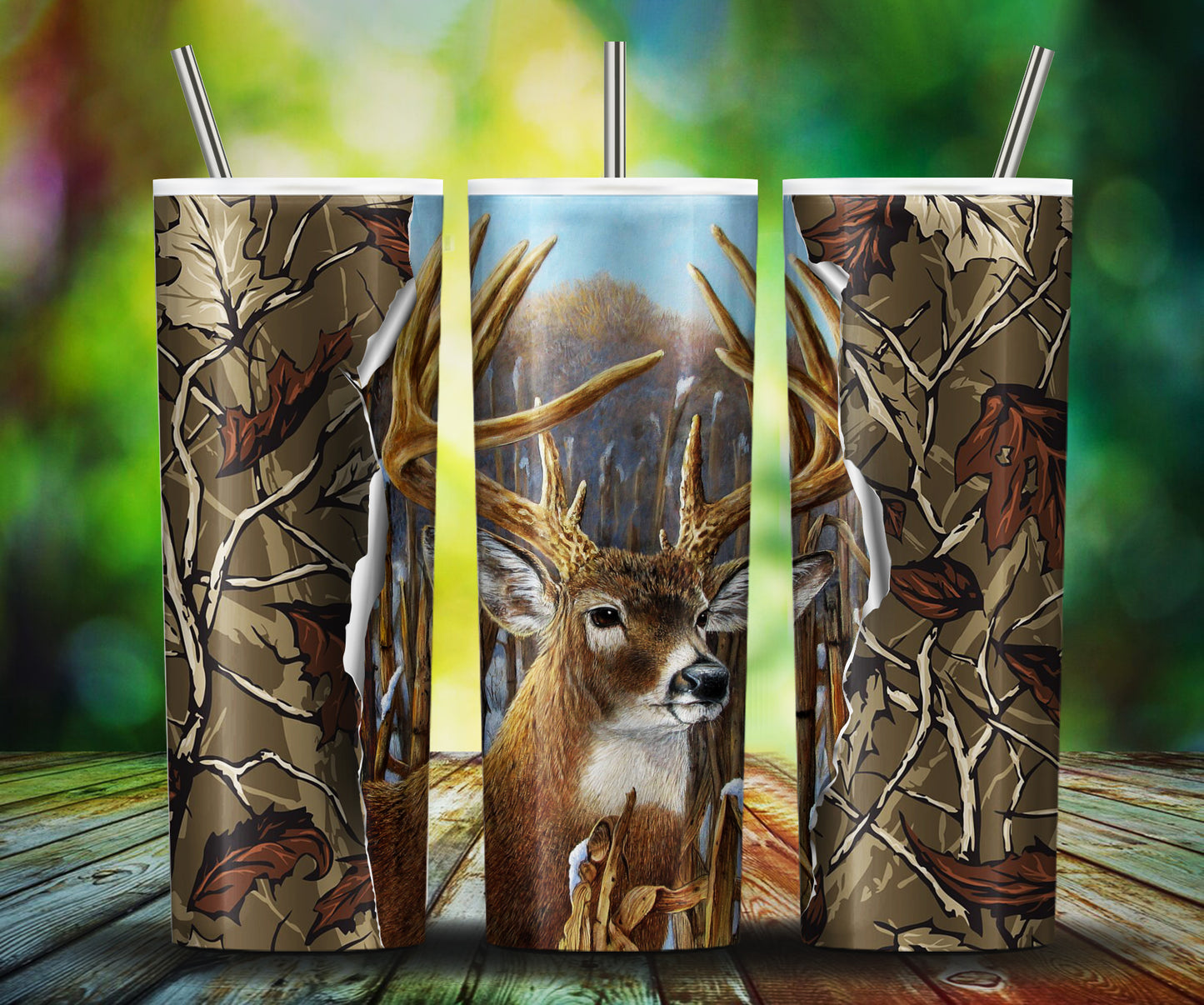 Jagdregeln 20oz Tumbler Bundle PNG, Hirschjagd Tumbler Wrap, Camo Jagd Skinny Sublimation Wrap, Camo Rustic Hunting Digital Wrap