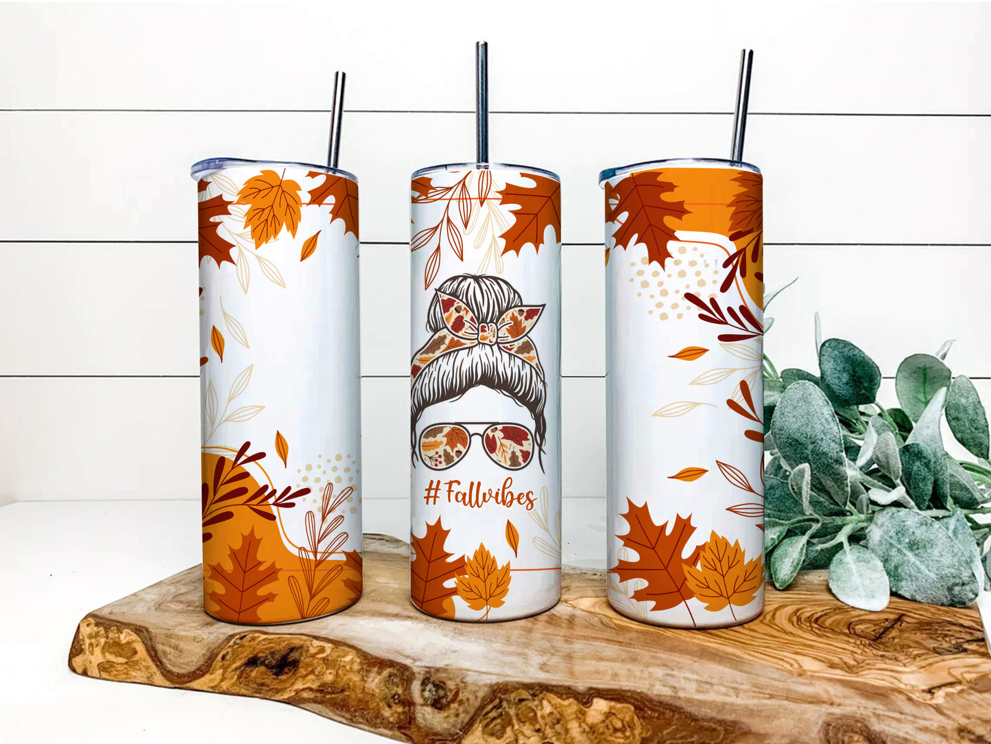 Herbst 20 oz Skinny Tumbler Bundle, Herbst Vibes Tumbler Wrap, Herbst Tumbler Sublimation Design, Hello Fall Tumbler Design - PNG