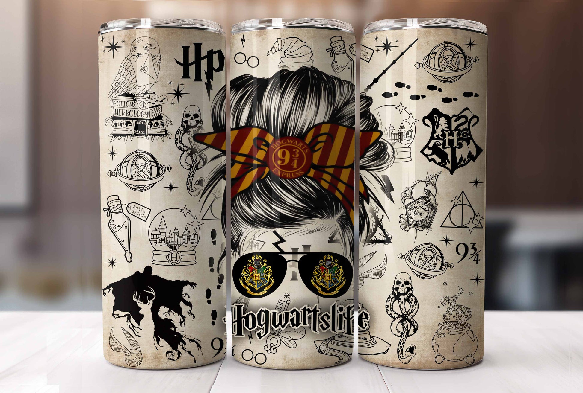 HP Magic Tumbler Wrap PNG, Magic Tumbler Designs, Wizard Tumbler, 20oz Skinny Tumbler, HP Tumbler Wrap, Full Tumbler Wrap, Sublimation Print - VartDigitals